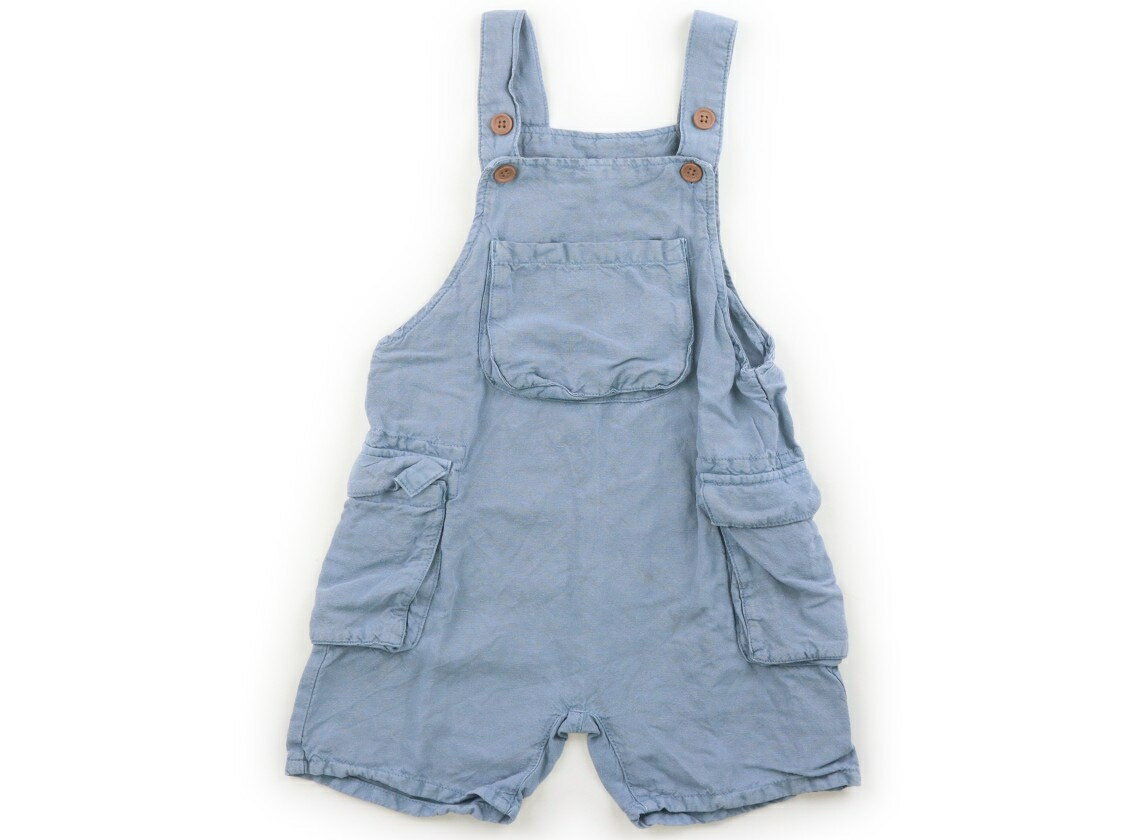 ザラ ZARA オーバーオール 95 男の子 くすみ水色 子供服 ベビー服 キッズ アウトレット ユーズド 【中古】キッズ・ベビー・マタニティ