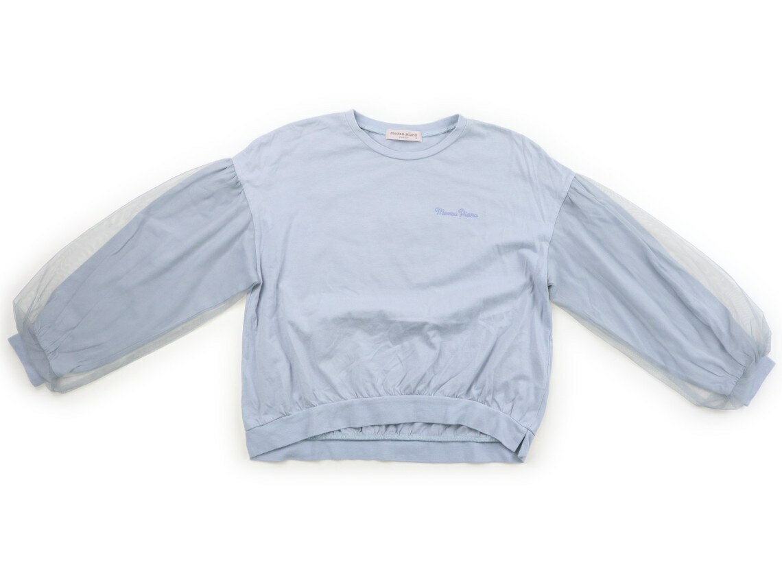メゾピアノ mezzo piano Tシャツ・カットソー 150 女の子 ミントブルー、ディズニープリンセス 子供服 ベビー服 キッズ アウトレット ユーズド 【中古】キッズ・ベビー・マタニティ