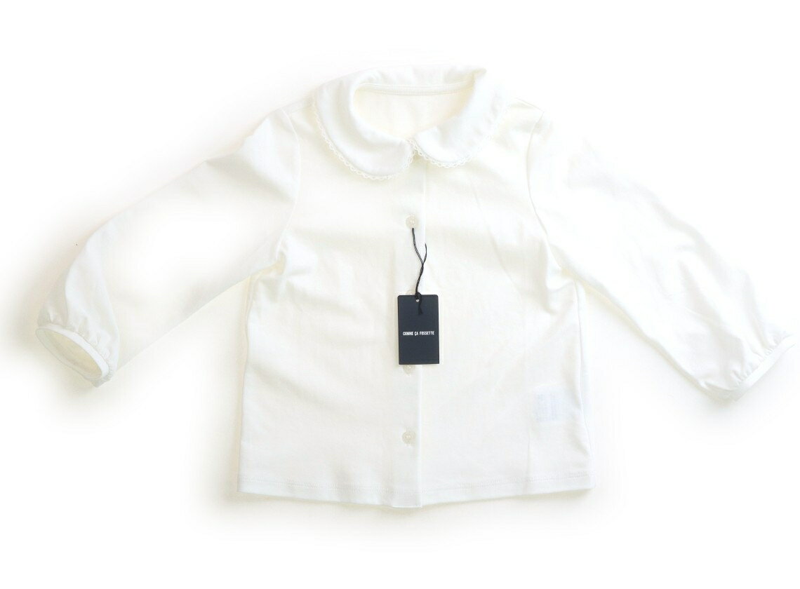 コムサフォセット COMME CA FOSSETTE シャツ・ブラウス 80 女の子 白 子供服 ベビー服 キッズ アウトレット ユーズド 【中古】キッズ・ベビー・マタニティ