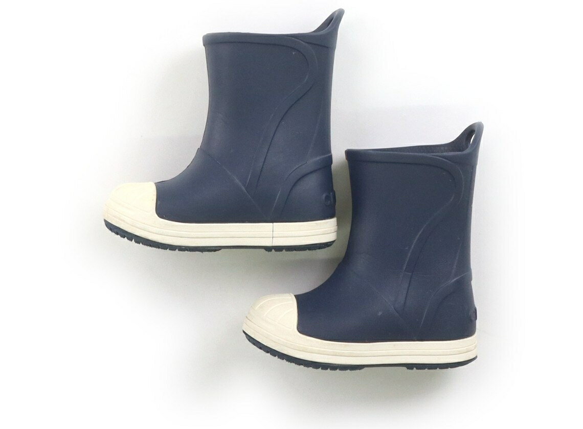 クロックス CROCS レインブーツ 靴14cm〜 男の子 ネイビー 子供服 ベビー服 キッズ アウトレット ユーズド 【中古】キッズ・ベビー・マタニティ