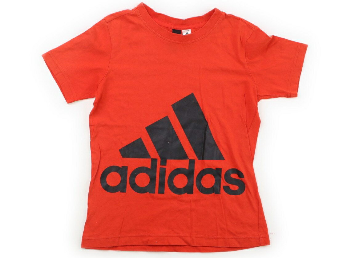 アディダス Adidas Tシャツ・カットソー 130 男の子 赤系 子供服 ベビー服 キッズ アウトレット ユーズド 【中古】キッズ・ベビー・マタニティ