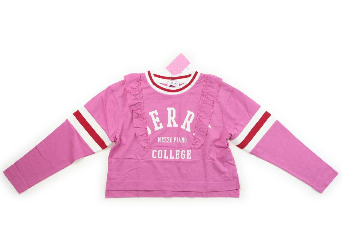 メゾピアノ mezzo piano Tシャツ・カットソー 150 女の子 ローズピンク 子供服 ベビー服 キッズ アウトレット ユーズド 【中古】キッズ・ベビー・マタニティ