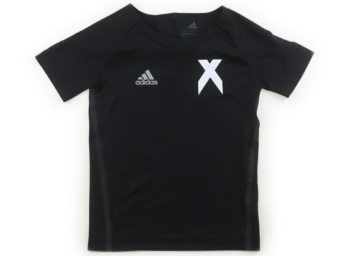 アディダス Adidas スポーツウェア・ダンスウェア 120 男の子 ブラック 子供服 ベビー服 キッズ アウトレット ユーズド 【中古】キッズ・ベビー・マタニティ