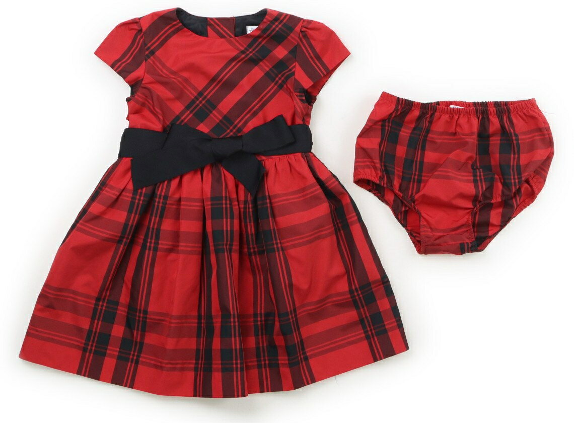 Rakuten - ラルフローレン Ralph Lauren ワンピース 80 女の子 赤、黒 子供服 ベビー服 キッズ アウトレット ユーズド 【中古】キッズ・ベビー・マタニティ
