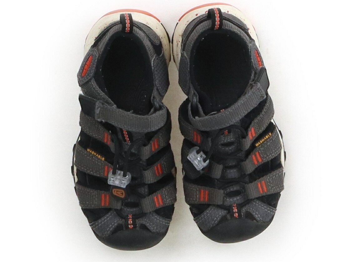 キーン KEEN サンダル 靴16cm〜 男の子 グレー・黒 子供服 ベビー服 キッズ アウトレット ユーズド 【中古】キッズ・ベビー・マタニティ
