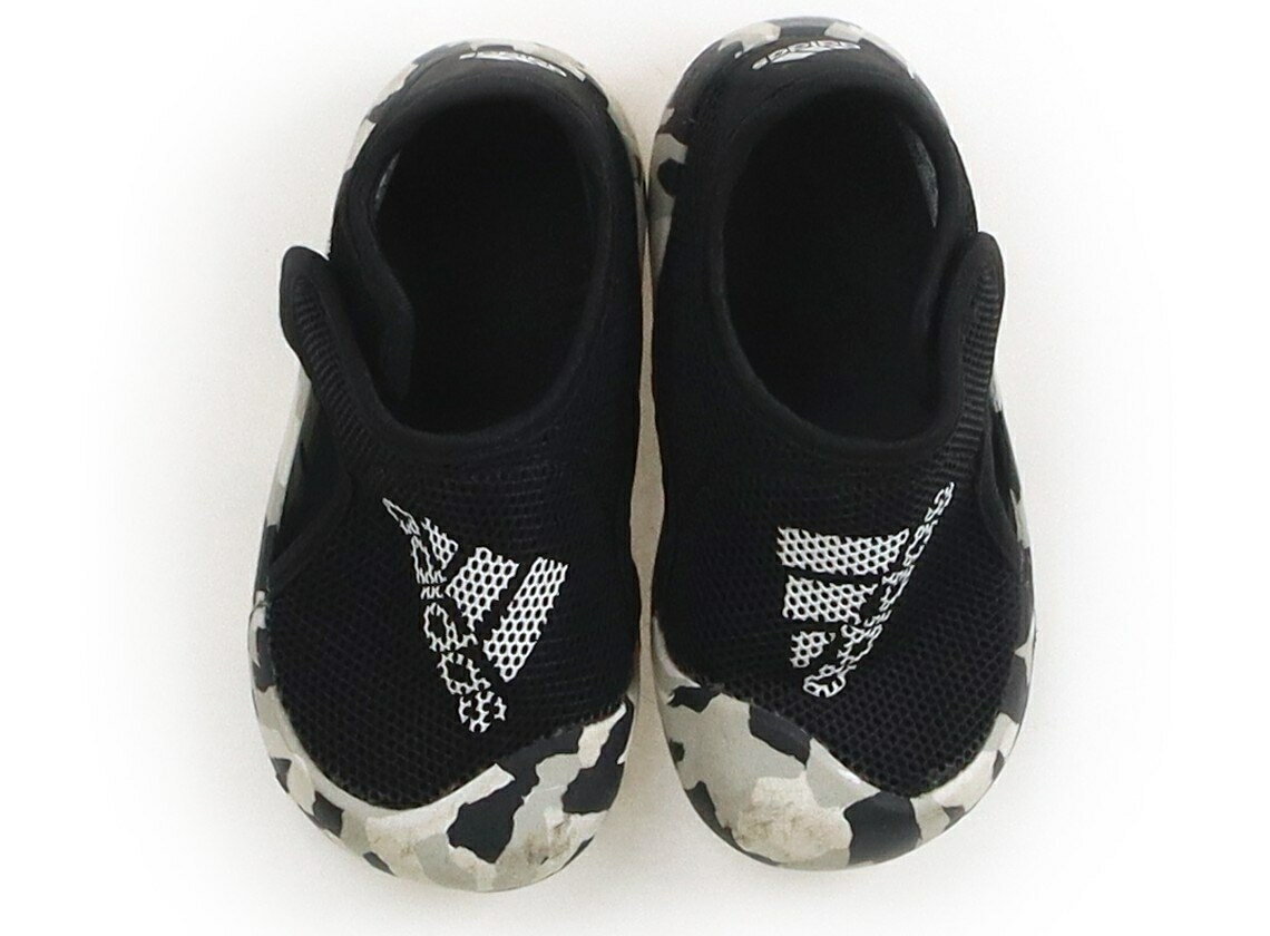 アディダス Adidas サンダル 靴14cm〜 男の子 黒、白 子供服 ベビー服 キッズ アウトレット ユーズド 【中古】キッズ・ベビー・マタニティ