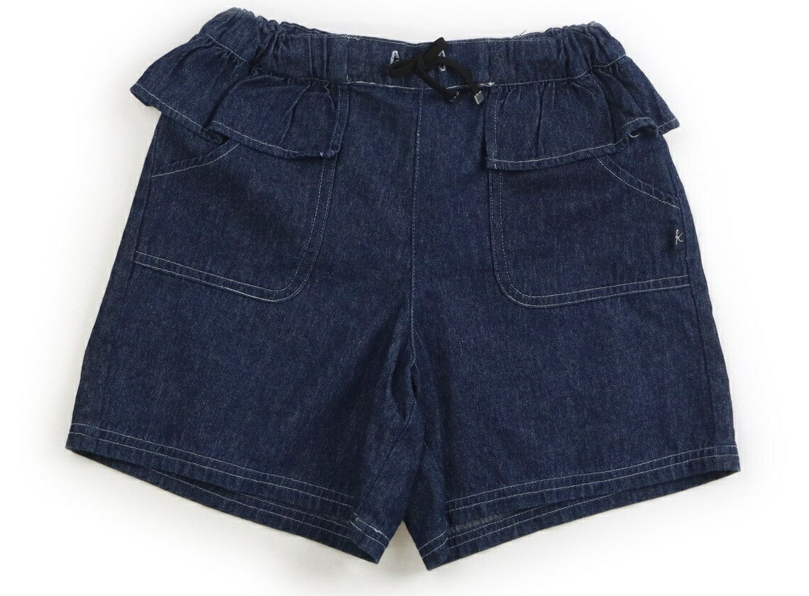 組曲 Kumikyoku ショートパンツ 130 女の子 インディゴ 子供服 ベビー服 キッズ アウトレット ユーズド 【中古】キッズ・ベビー・マタニティ