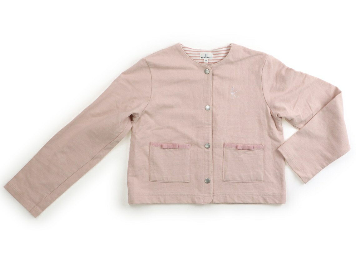 組曲 Kumikyoku カーディガン 130 女の子 くすみピーチ 子供服 ベビー服 キッズ アウトレット ユーズド 【中古】キッズ・ベビー・マタニティ