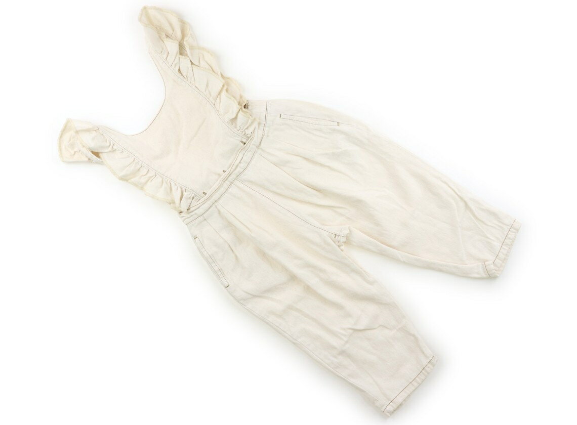 マーキーズ Markey's オーバーオール 100 女の子 生成り 子供服 ベビー服 キッズ アウトレット ユーズド 【中古】キッズ・ベビー・マタニティ