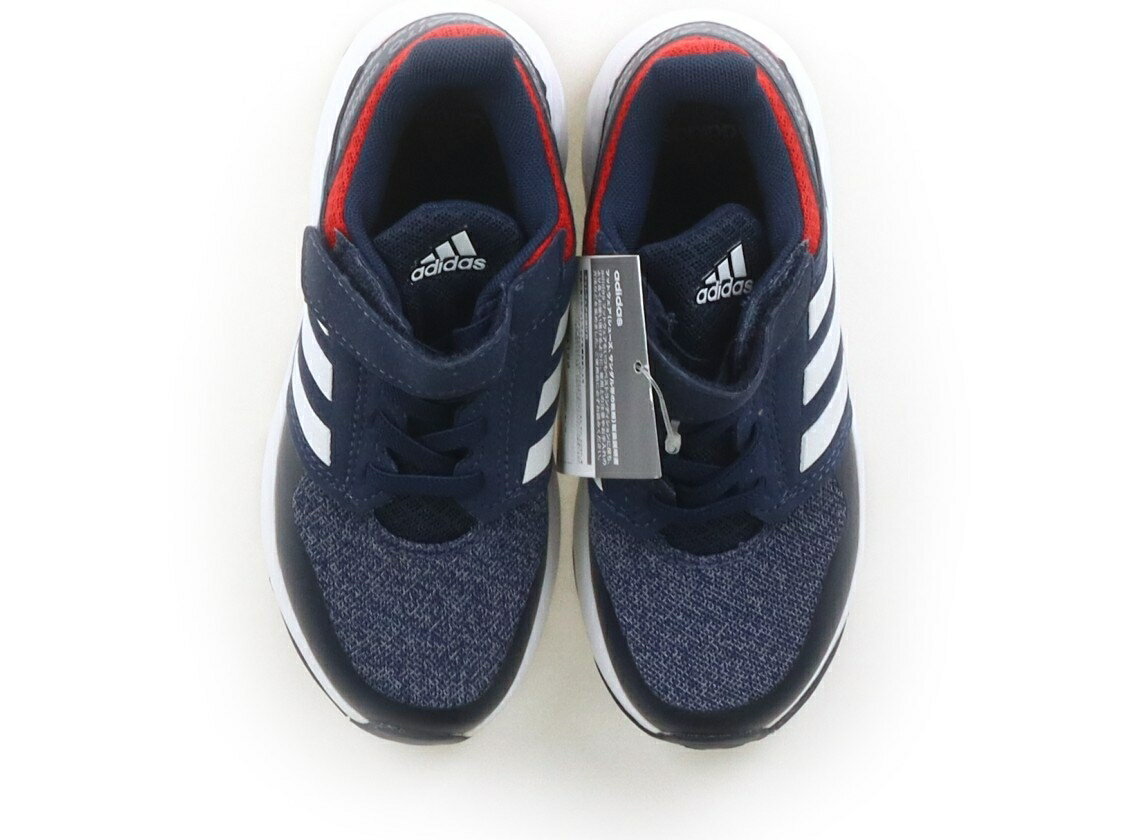 アディダス Adidas スニーカー 靴19cm〜 男の子 紺、白、赤 子供服 ベビー服 キッズ アウトレット ユーズド 【中古】キッズ・ベビー・マタニティ