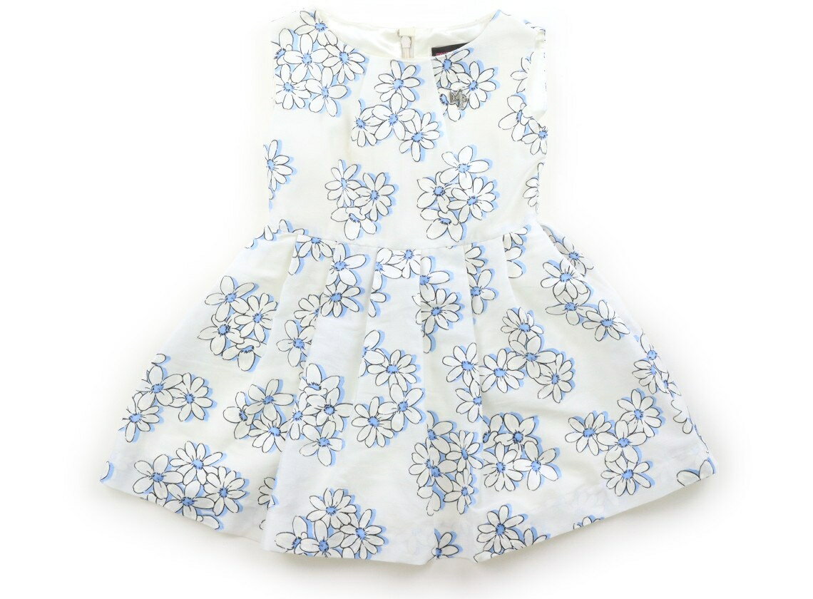メゾピアノ mezzo piano ワンピース 90 女の子 白・花柄 子供服 ベビー服 キッズ アウトレット ユーズド 【中古】キッズ・ベビー・マタニティ
