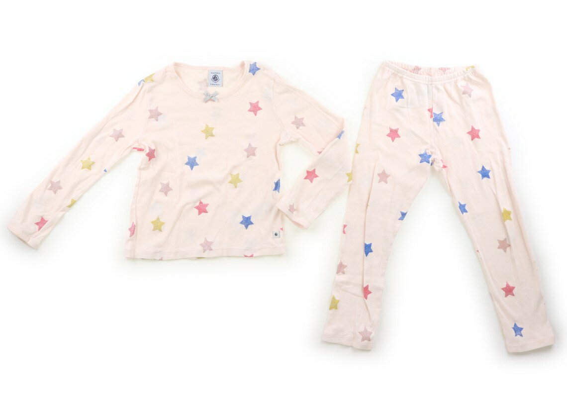 プチバトー PETIT BATEAU パジャマ 100 女の子 ピンク・星 子供服 ベビー服 キッズ アウトレット ユーズド 【中古】キッズ・ベビー・マタニティ