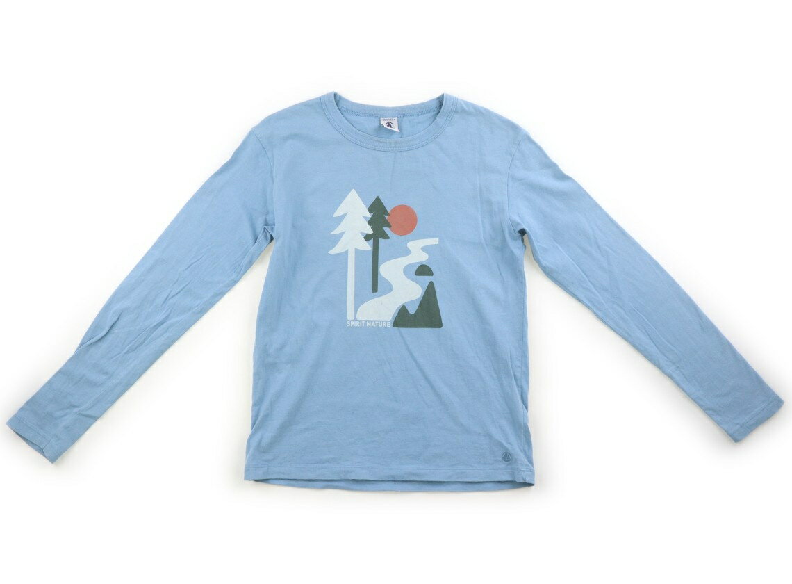 プチバトー PETIT BATEAU Tシャツ・カットソー 150 男の子 ライトブルー 子供服 ベビー服 キッズ アウトレット ユーズド 【中古】キッズ・ベビー・マタニティ