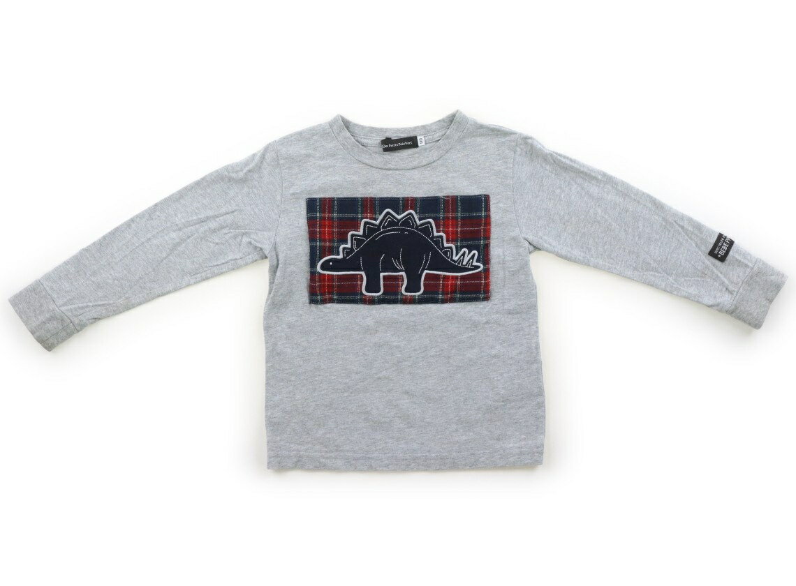 べべ BeBe Tシャツ・カットソー 110 男の子 杢グレー・タータンチェック・恐竜 子供服 ベビー服 キッズ アウトレット ユーズド 【中古】キッズ・ベビー・マタニティ