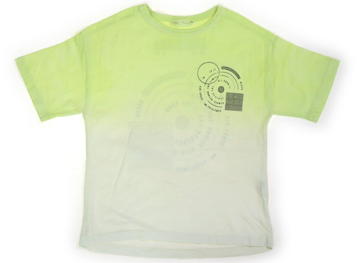 Rakuten - ザラ ZARA Tシャツ・カットソー 120 男の子 グリーン・ブラックロゴ 子供服 ベビー服 キッズ アウトレット ユーズド 【中古】キッズ・ベビー・マタニティ