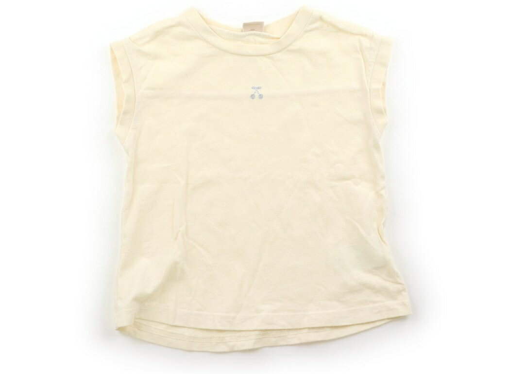 プティマイン petit main タンクトップ・キャミソール 100 女の子 イエロー・サクランボ 子供服 ベビー服 キッズ アウトレット ユーズド 【中古】キッズ・ベビー・マタニティ