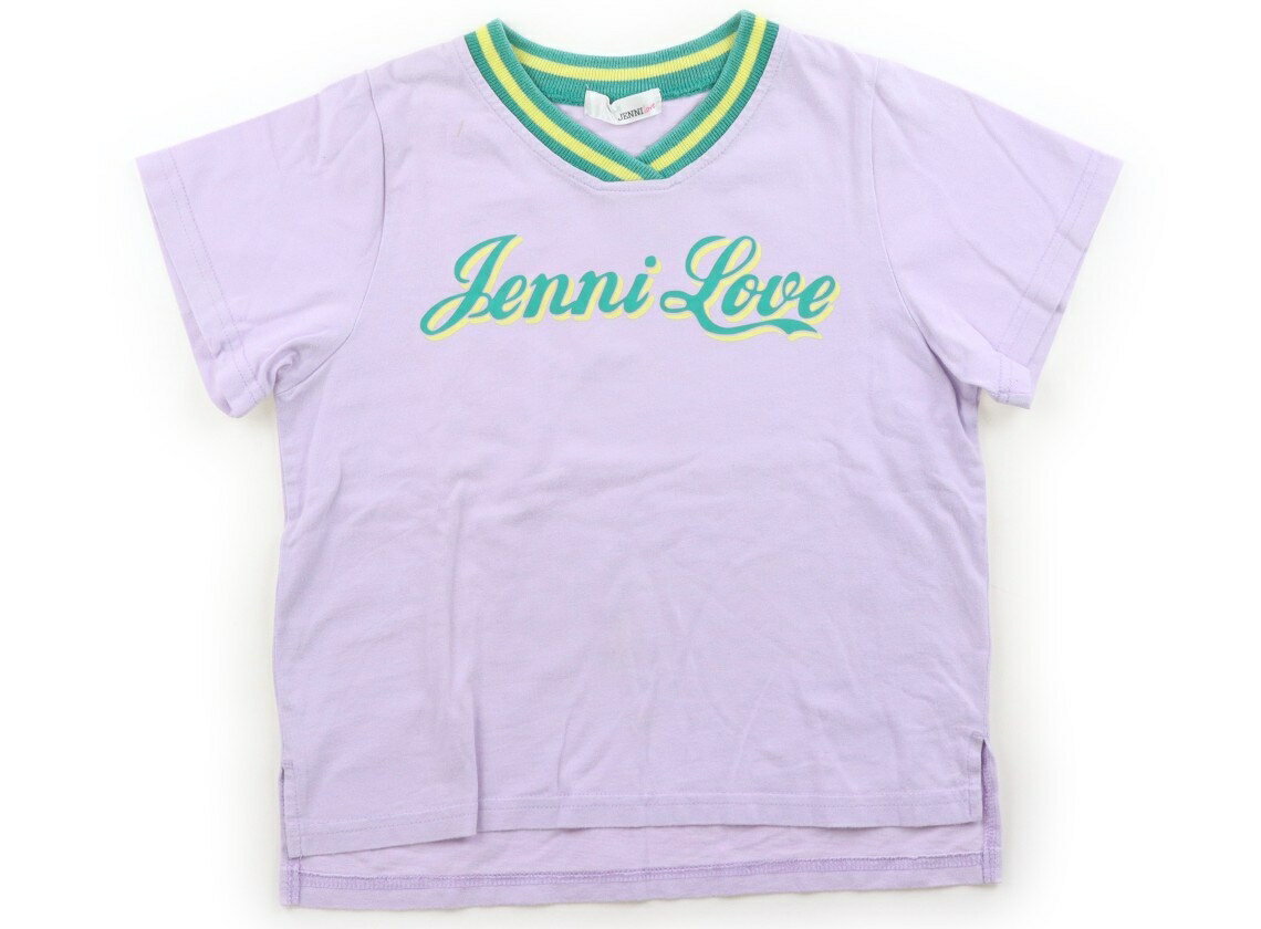 ジェニィ JENNI Tシャツ・カットソー 130 女の子 パステルパープル・グリーン・イエロー 子供服 ベビー服 キッズ アウトレット ユーズド 【中古】キッズ・ベビー・マタニティ