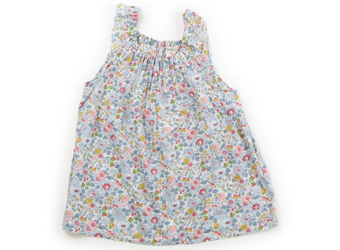 ボンポワン bonpoint チュニック 120 女の子 くすみブルー他・花柄 子供服 ベビー服 キッズ アウトレット ユーズド 【中古】キッズ・ベビー・マタニティ