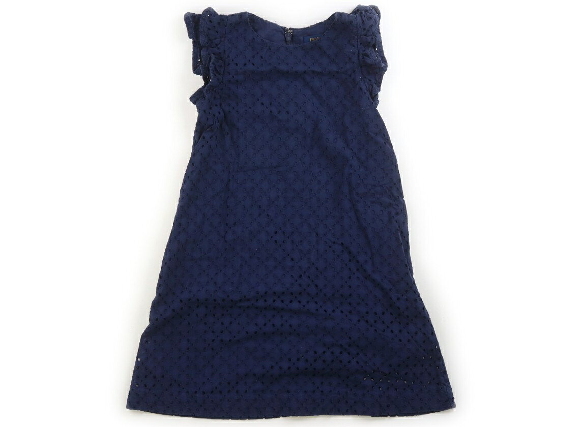 ポロラルフローレン POLO RALPH LAUREN ワンピース 120 女の子 ネイビー 子供服 ベビー服 キッズ アウトレット ユーズド 【中古】キッズ・ベビー・マタニティ