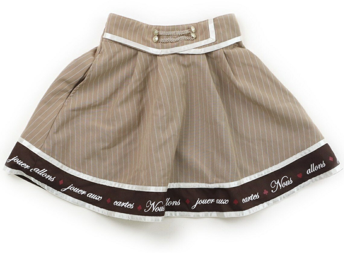 Rakuten - アクシーズファムキッズ axes femme KIDS スカート 140 女の子 薄茶色 子供服 ベビー服 キッズ アウトレット ユーズド 【中古】キッズ・ベビー・マタニティ