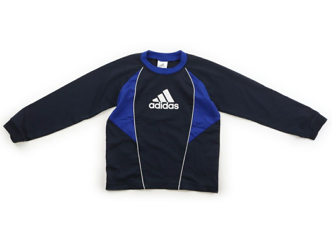 アディダス Adidas スポーツウェア・ダンスウェア 120 男の子 ネイビー・ブルー・ホワイト 子供服 ベビー服 キッズ アウトレット ユーズド 【中古】キッズ・ベビー・マタニティ