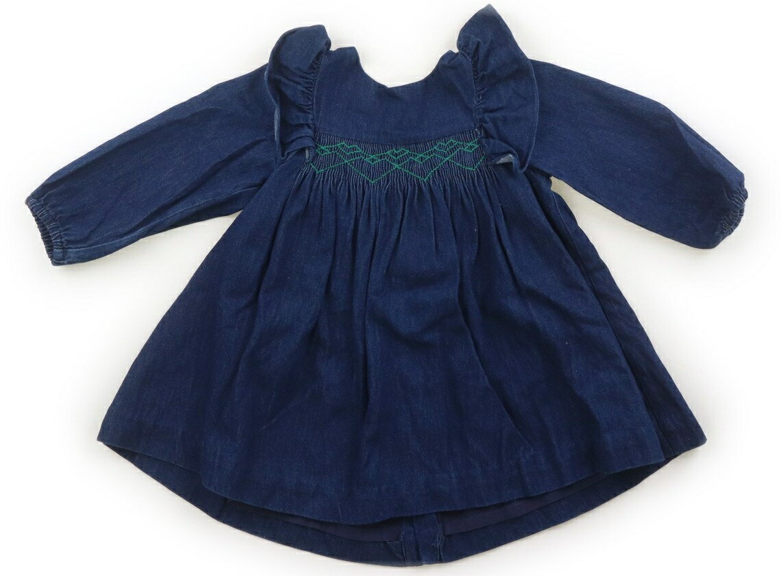 ジャカディ Jacadi チュニック 70 女の子 インディゴブルー 子供服 ベビー服 キッズ アウトレット ユーズド 【中古】キッズ・ベビー・マタニティ