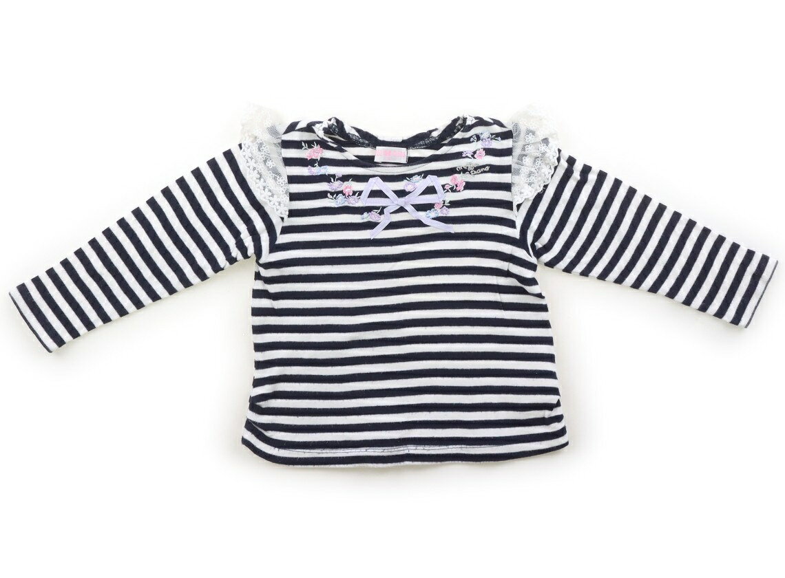 　ブランド 　mezzo piano(メゾピアノ) 　カテゴリー 　Tシャツ・カットソー 　サイズ 　110サイズ 　色 　ネイビー・白・ボーダー 　状態 　★★（返品不可） 　記名 　なし 　ジャンル 　Girl 毛羽立ちあり。洗いざらし感があります。全体的に、ヨレ感あり。外遊び用等にいかがでしょうか。 ＊【状態】【サイズ】に関しての詳しい説明はこちら