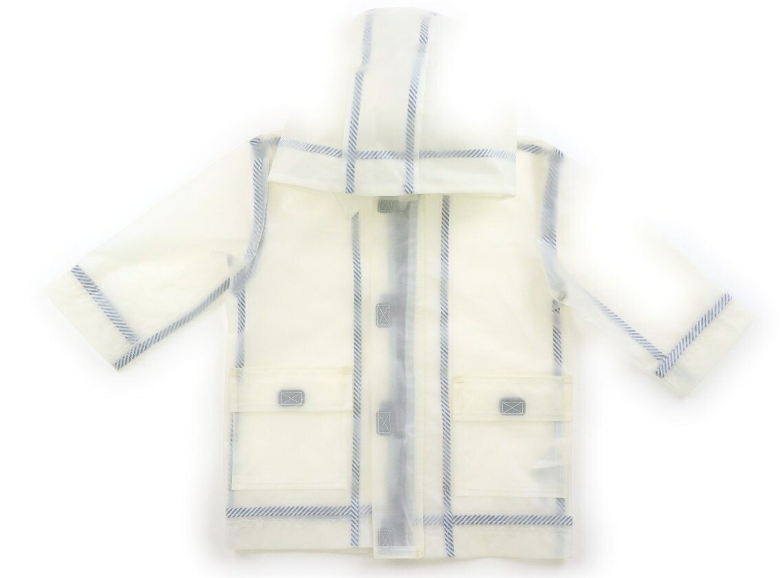 　ブランド 　PETIT BATEAU(プチバトー) 　カテゴリー 　レインコート・レインハット 　サイズ 　80サイズ 　色 　オフホワイト(半透明)、青白ボーダー 　状態 　★★（返品不可） 　記名 　なし 　ジャンル 　Boy フードは縫い付けです。全体的に薄っすらとした黄ばみがありますが、普段使いにいかがでしょうか。 ＊【状態】【サイズ】に関しての詳しい説明はこちら