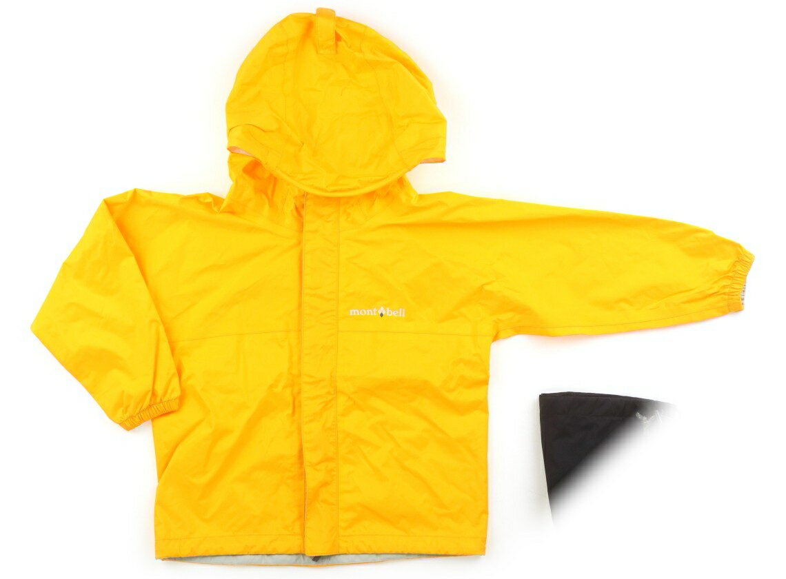 モンベル mont-bell レインコート・レインハット 100 男の子 黄色 子供服 ベビー服 キッズ アウトレット ユーズド 【中古】キッズ・ベビー・マタニティ