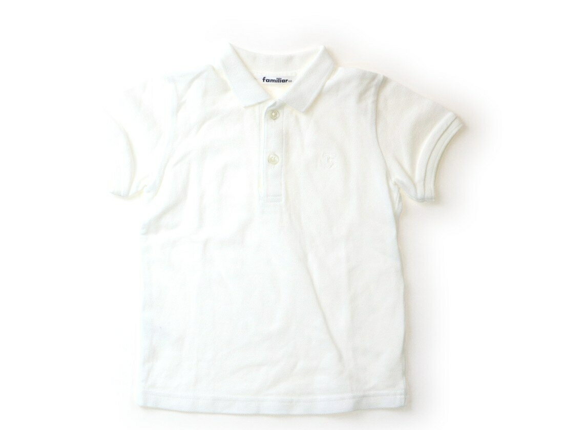 ファミリア familiar ポロシャツ 100 男の子 ホワイト 子供服 ベビー服 キッズ アウトレット ユーズド 【中古】キッズ・ベビー・マタニティ