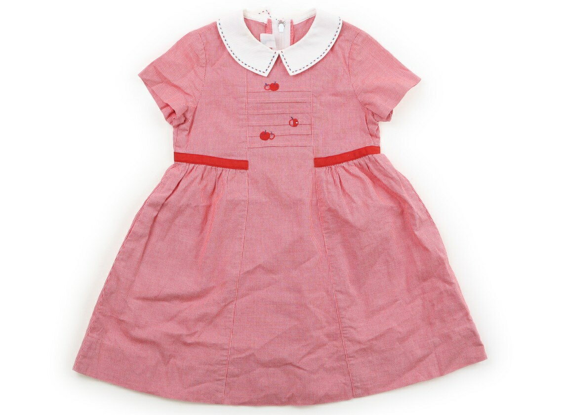 ファミリア familiar ワンピース 100 女の子 レッドホワイト 子供服 ベビー服 キッズ アウトレット ユーズド 【中古】キッズ・ベビー・マタニティ