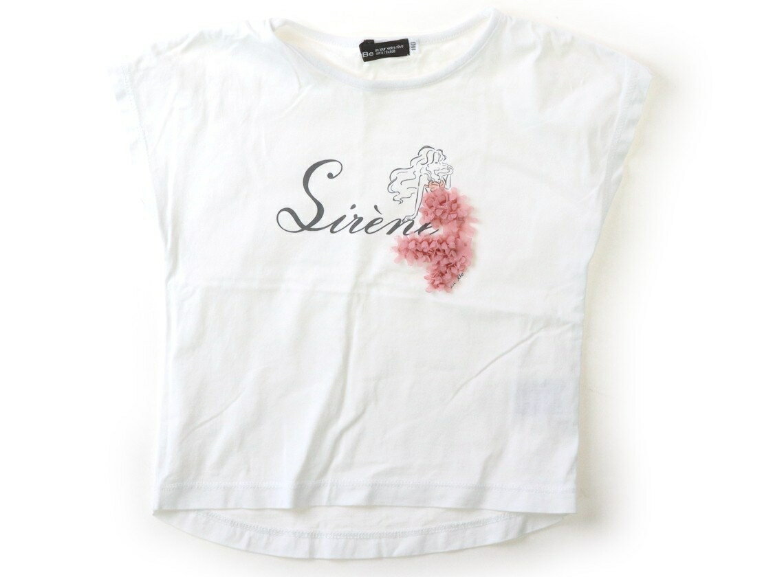 べべ BeBe Tシャツ・カットソー 110 女の子 白 子供服 ベビー服 キッズ アウトレット ユーズド 【中古】キッズ・ベビー・マタニティ