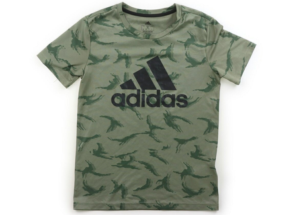 アディダス Adidas スポーツウェア・ダンスウェア 150 男の子 カーキ系、黒 子供服 ベビー服 キッズ アウトレット ユーズド 【中古】キッズ・ベビー・マタニティ