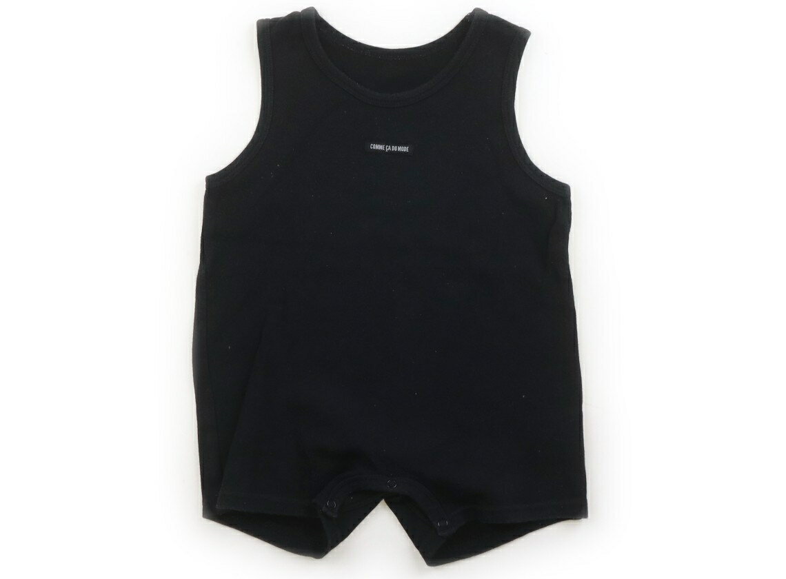 コムサデモード COMME CA DU MODE カバーオール 80 男の子 黒 子供服 ベビー服 キッズ アウトレット ユーズド 【中古】キッズ・ベビー・マタニティ