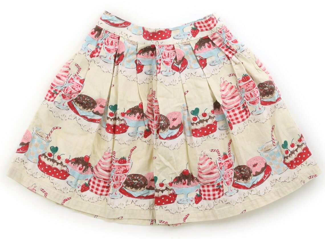 シャーリーテンプル Shirley Temple スカート 120 女の子 ベージュ・ドーナツ・アイス 子供服 ベビー服 キッズ アウトレット ユーズド 【中古】キッズ・ベビー・マタニティ