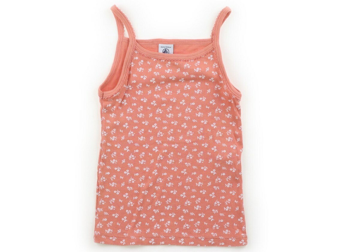 쁘띠 바토 PETIT BATEAU 탱크 탑 캐미솔 100 여자 산호계, 화이트 어린이 옷 아기 옷 키즈 아울렛 유즈드 [중고] 키즈·베이비·마터니티