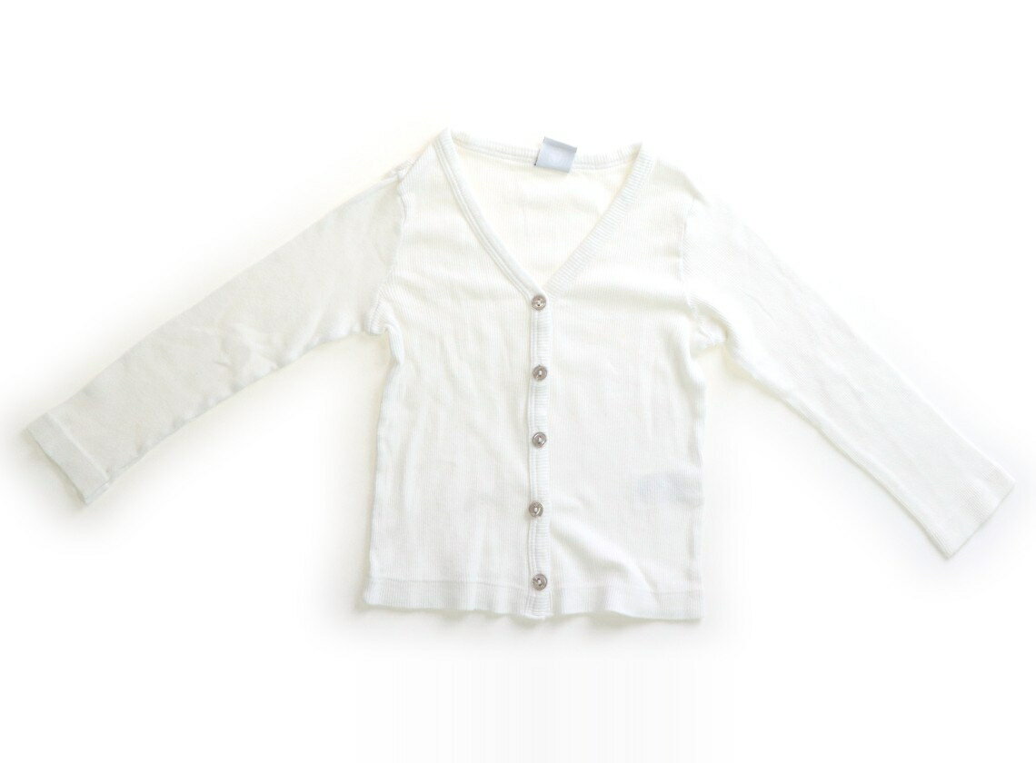 プチバトー PETIT BATEAU カーディガン 100 女の子 白 子供服 ベビー服 キッズ アウトレット ユーズド 【中古】キッズ・ベビー・マタニティ