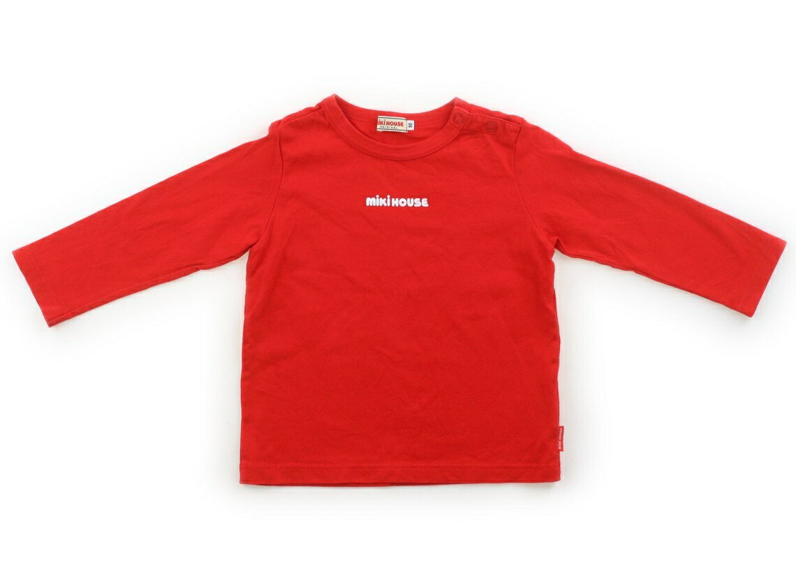 Rakuten - ミキハウス miki HOUSE Tシャツ・カットソー 90 男の子 赤 子供服 ベビー服 キッズ アウトレット ユーズド 【中古】キッズ・ベビー・マタニティ