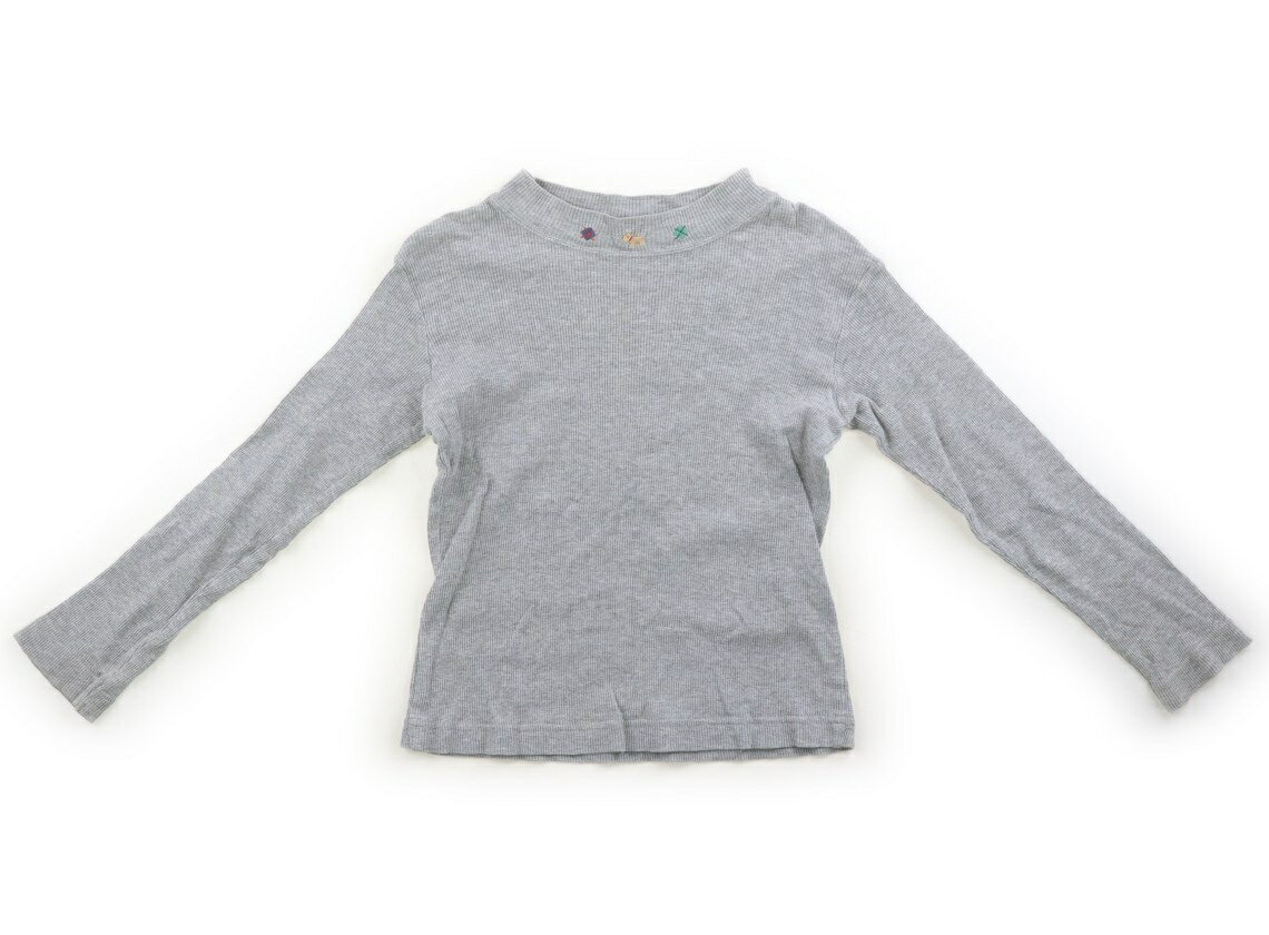 ファミリア familiar Tシャツ・カットソー 120 女の子 グレー 子供服 ベビー服 キッズ アウトレット ユーズド 【中古】キッズ・ベビー・マタニティ
