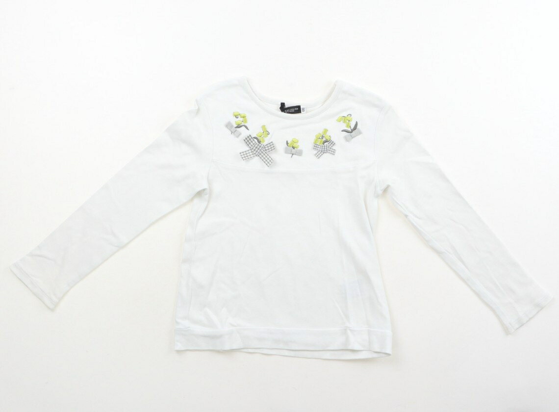 べべ BeBe Tシャツ・カットソー 120 女の子 白 子供服 ベビー服 キッズ アウトレット ユーズド 【中古】キッズ・ベビー・マタニティ