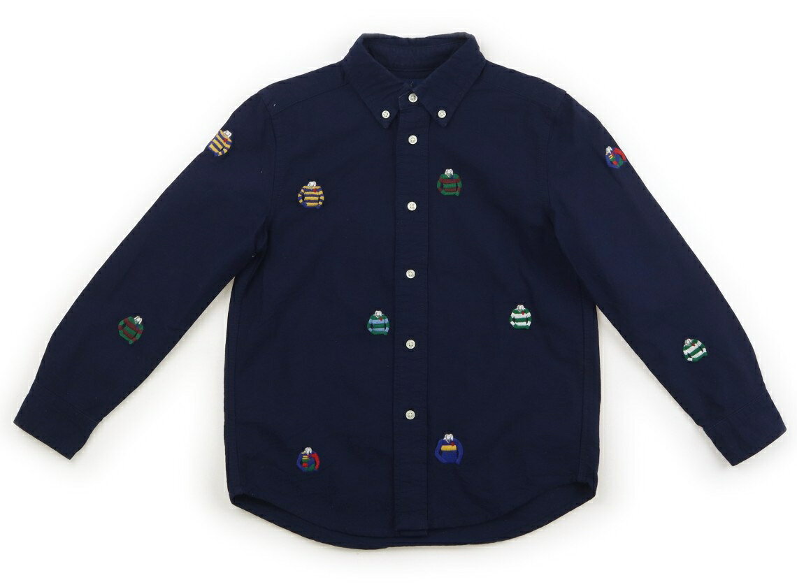ポロラルフローレン POLO RALPH LAUREN シャツ・ブラウス 120 男の子 ネイビー 子供服 ベビー服 キッズ アウトレット ユーズド 【中古】キッズ・ベビー・マタニティ