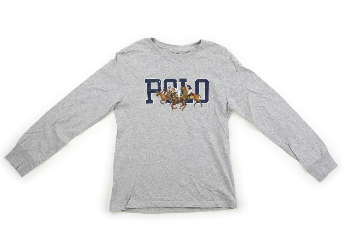 ポロラルフローレン POLO RALPH LAUREN Tシャツ・カットソー 150 男の子 グレー 子供服 ベビー服 キッズ アウトレット ユーズド 【中古】キッズ・ベビー・マタニティ
