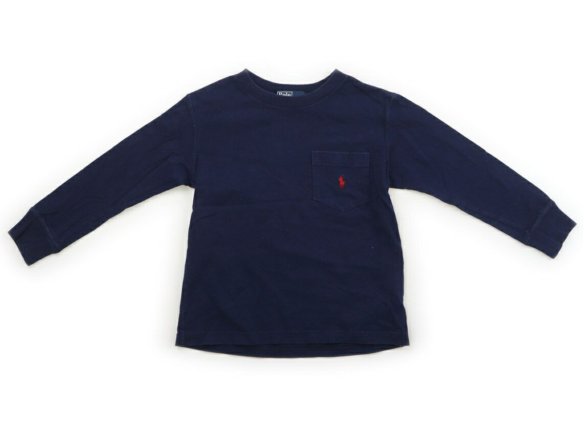 ポロラルフローレン POLO RALPH LAUREN Tシャツ・カットソー 110 男の子 ネイビー 子供服 ベビー服 キッズ アウトレット ユーズド 【中古】キッズ・ベビー・マタニティ