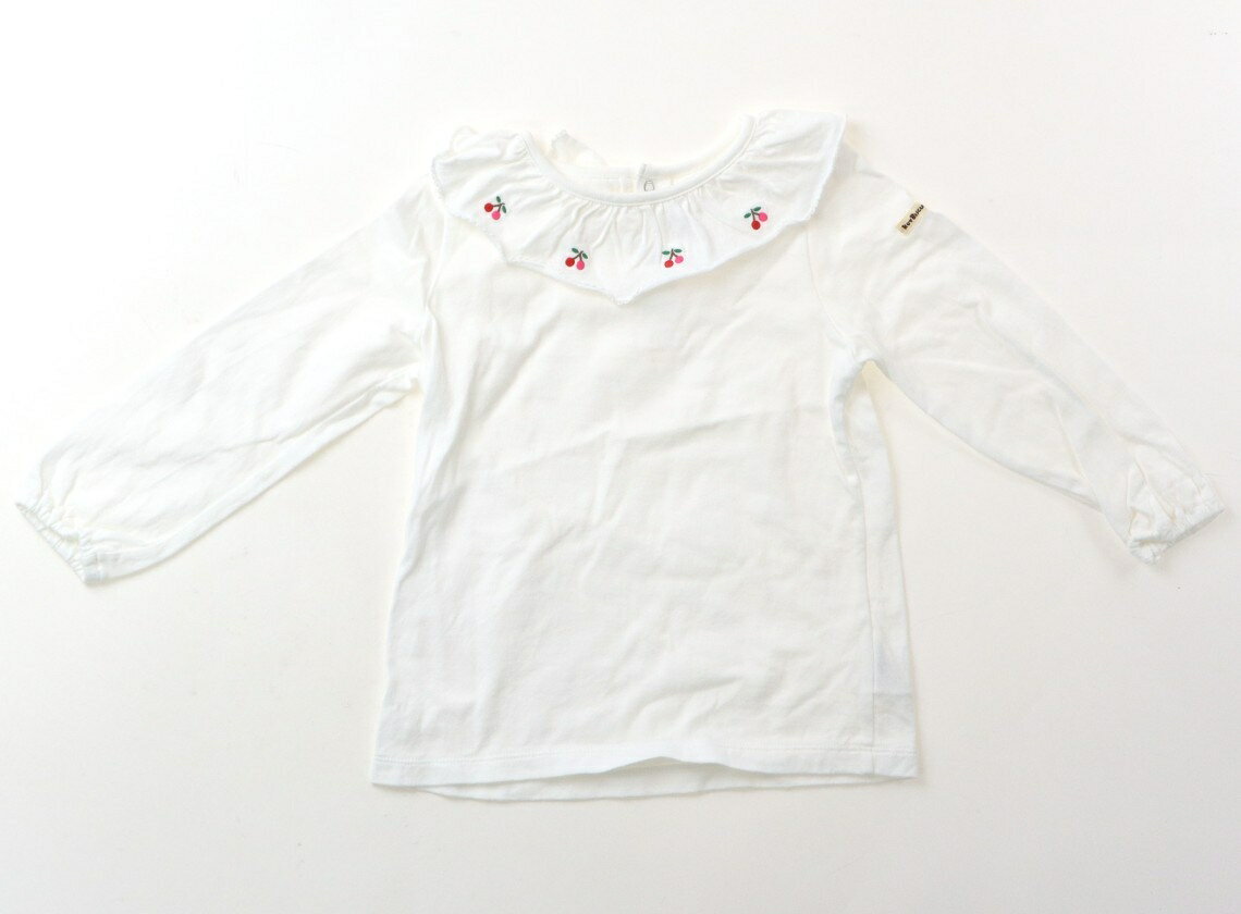 Rakuten - ホットビスケッツ Hot Biscuits Tシャツ・カットソー 100 女の子 白 子供服 ベビー服 キッズ アウトレット ユーズド 【中古】キッズ・ベビー・マタニティ