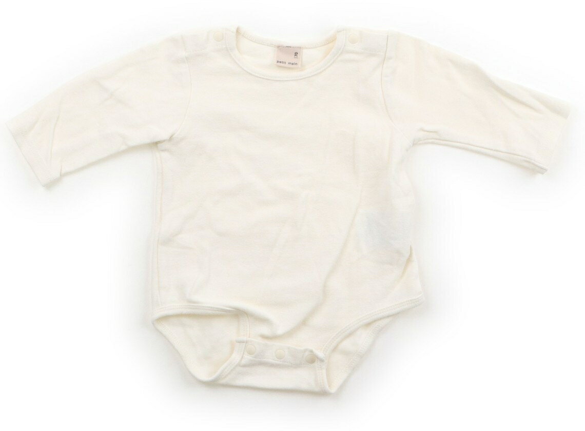 プティマイン petit main Tシャツ・カットソー 70 女の子 ライトベージュ 子供服 ベビー服 キッズ アウトレット ユーズド 【中古】キッズ・ベビー・マタニティ