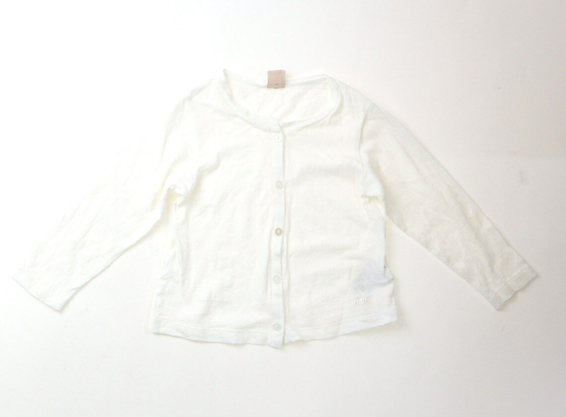 プティマイン petit main カーディガン 110 女の子 白 子供服 ベビー服 キッズ ア...
