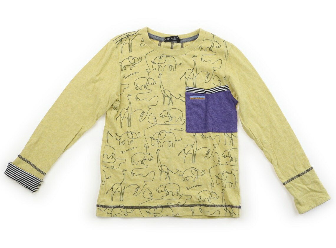 ズッパディズッカ Zuppa di Zucca Tシャツ・カットソー 130 男の子 マスタード・アニマル 子供服 ベビ…