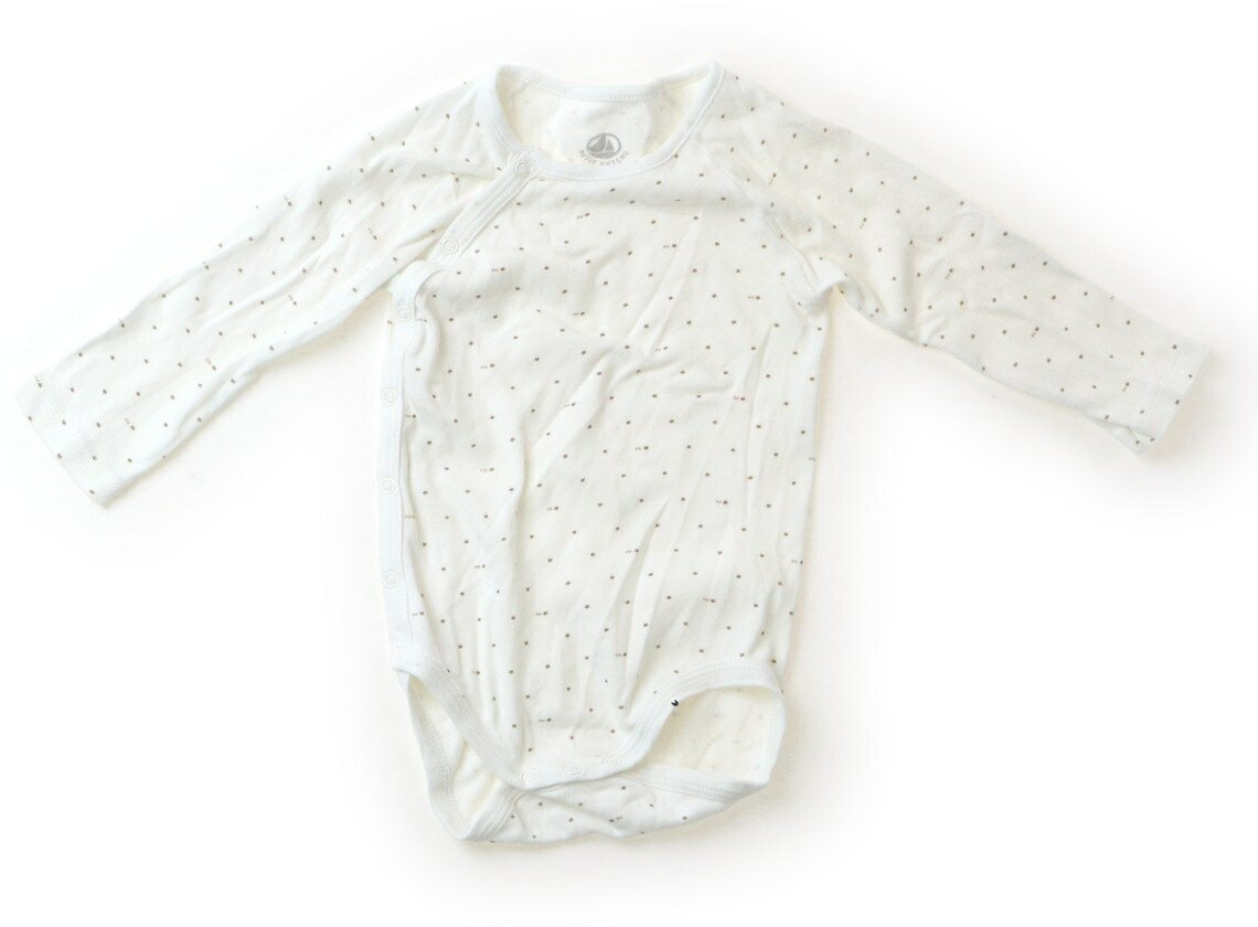 プチバトー PETIT BATEAU ロンパース 70 男の子 オフ・ゴールドスター 子供服 ベビー服 キッズ アウトレット ユーズド 【中古】キッズ・ベビー・マタニティ