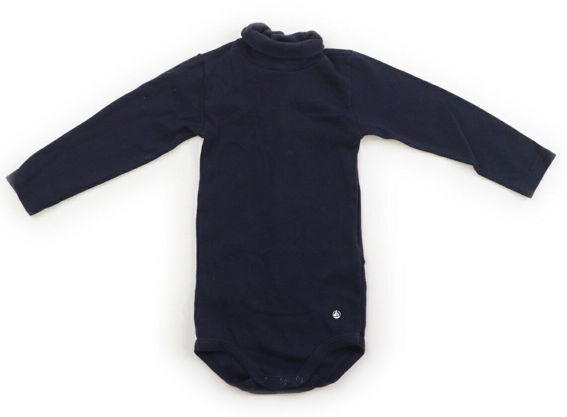 プチバトー PETIT BATEAU ロンパース 70 男の子 ネイビー 子供服 ベビー服 キッズ アウトレット ユーズド 【中古】キッズ・ベビー・マタニティ