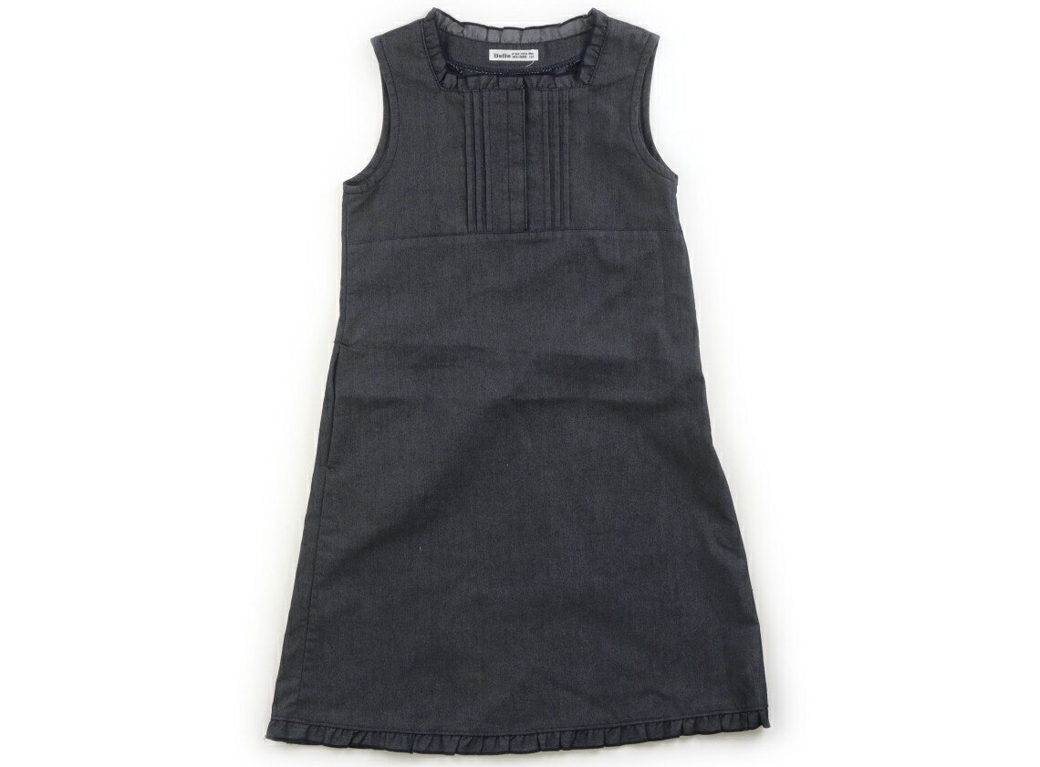 べべ BeBe ワンピース 120 女の子 グレー 子供服 ベビー服 キッズ アウトレット ユーズド 【中古】キッズ・ベビー・マタニティ